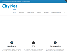 Tablet Screenshot of citynetlulea.se